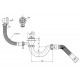Сифон для ванны PLM 1 1/2" 40x40/50 PM 40 SF 30 01