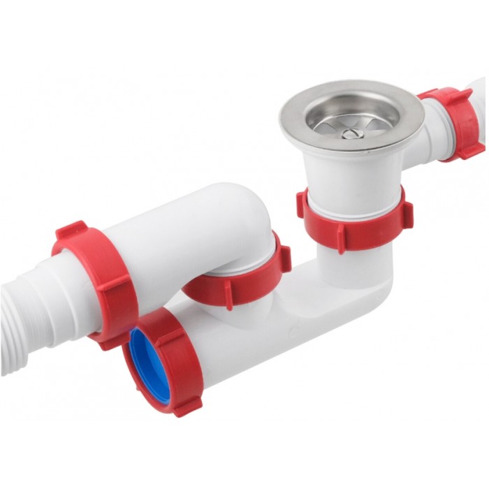 Сифон для ванны PLM 1 1/2" 40x40/50 PM 40 SF 30 02 с ревизией