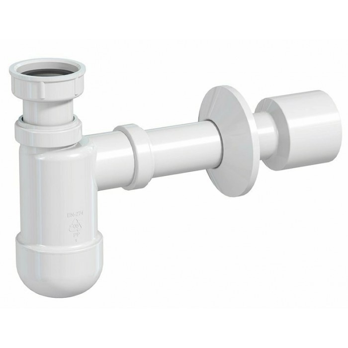 Сифон для раковини колбовий Prevex Basic PR3-B4N35-001 32/50 мм з накидною гайкою