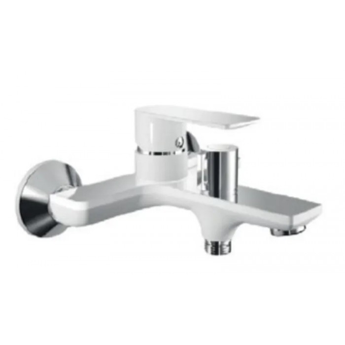 Смеситель для ванны Haiba Alex 009 Euro White/Chrome (HB9568) c душевым гарнитуром