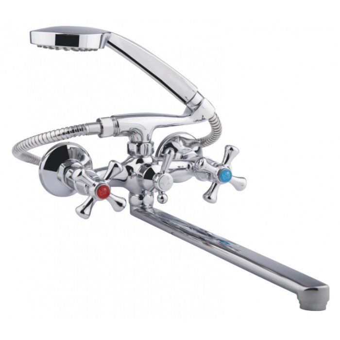 Смеситель для ванны Lidz Lamb 143 c душевым гарнитуром