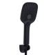 Смеситель для ванны Qtap Gemini QTGEM259BLM45682 Black Matt (c душевым гарнитуром) 