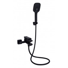 Смеситель для ванны Qtap Gemini QTGEM259BLM45682 Black Matt