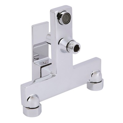 Смеситель для ванны Qtap Gemini QTGEM259CRM45681 Chrome (c душевым гарнитуром) 