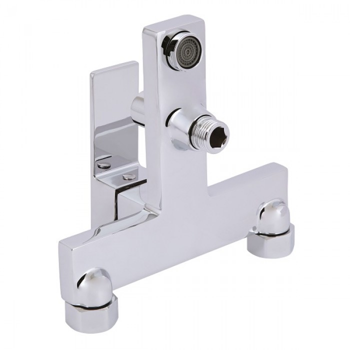 Змішувач для ванни Qtap Gemini QTGEM259CRM45681 Chrome (з душовим гарнітуром)