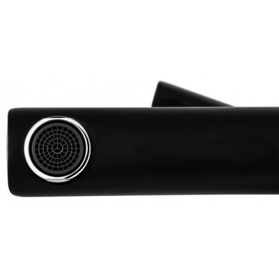Смеситель для ванны Qtap Grand QTGRABCR006 Chrome/Black (c душевым гарнитуром) 