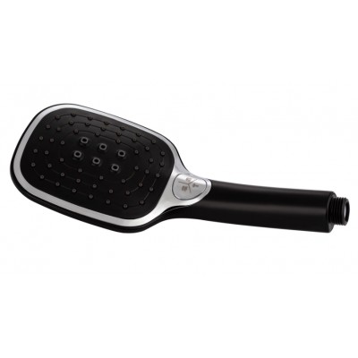 Смеситель для ванны Qtap Grand QTGRABCR006 Chrome/Black (c душевым гарнитуром) 