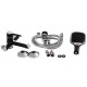Смеситель для ванны Qtap Grand QTGRABCR006 Chrome/Black (c душевым гарнитуром) 