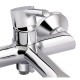 Смеситель для ванны Qtap Grand QTGRACRM006 Chrome (c душевым гарнитуром) 