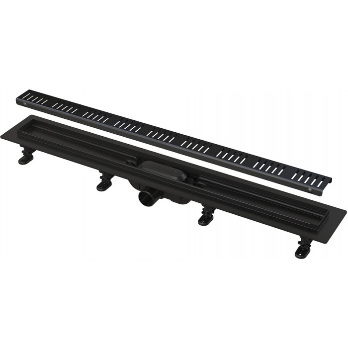 Черный трап для душа AlcaPlast APZ10-550 Black