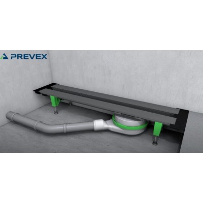 Трап для душа Prevex EasyLine Classic 350-770мм (решетка хром)