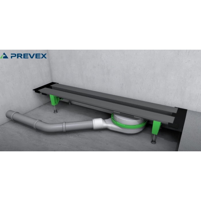 Трап для душа Prevex EasyLine Classic 350-770мм (решетка хром)