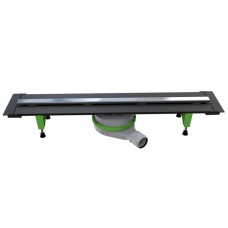 Линейный обрезной желоб Prevex EasyLine Classic 350-770мм (решетка хром мат)