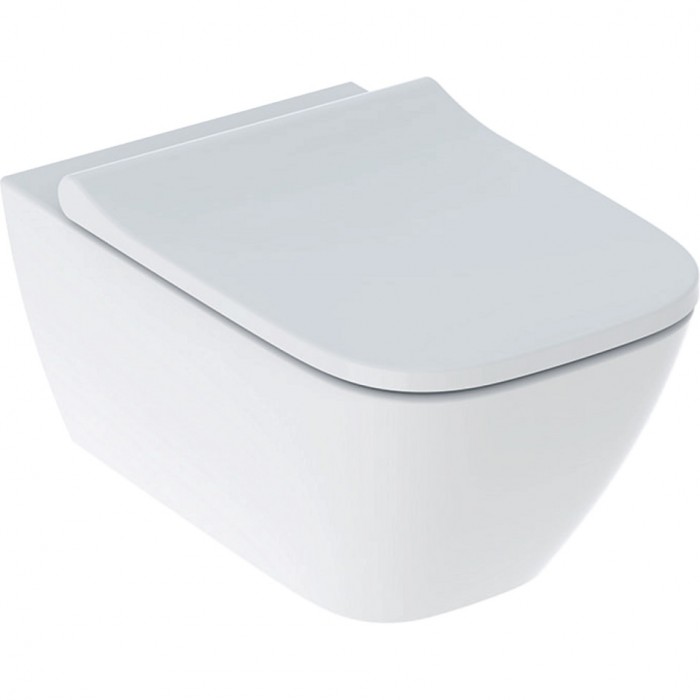 Подвесной безободковый унитаз Geberit Smyle Square Rimfree 500.683.00.2