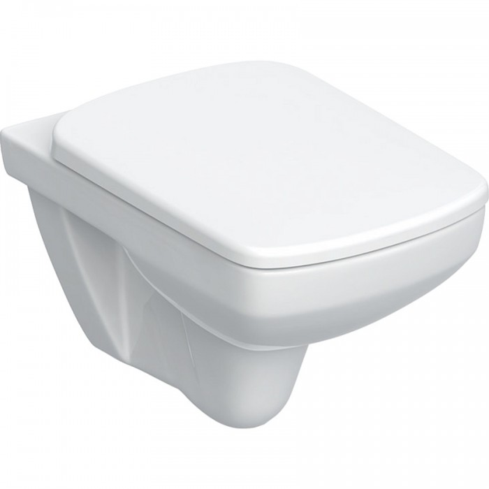 Подвесной безободковый унитаз Geberit Selnova Square Rimfree 501.961.00.1
