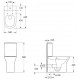 Унитаз-компакт Imprese LEDNICE Rimless c06207900