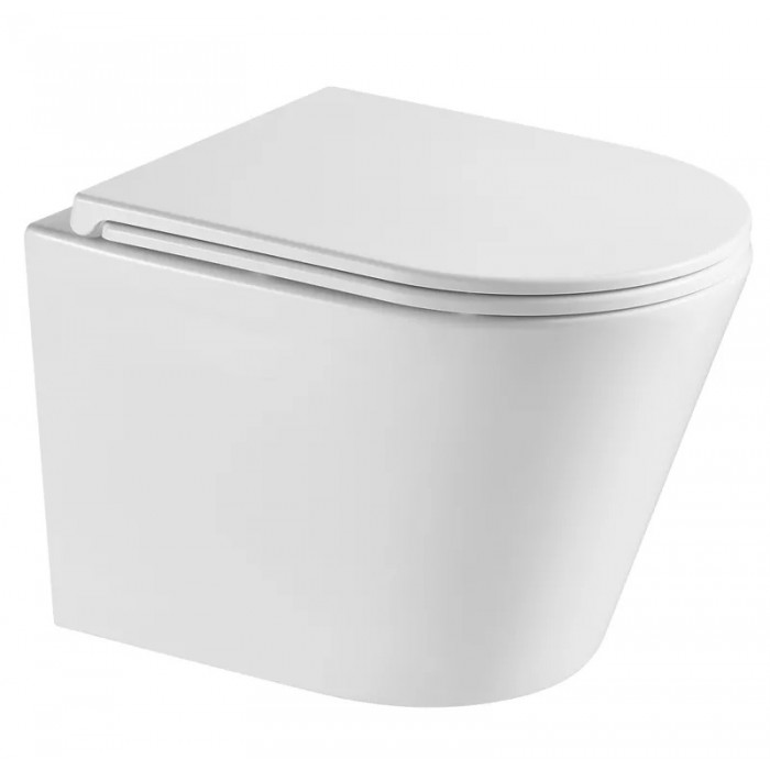 Підвісний безободковий унітаз Mixxus Premium Bevel-0301-T3 Tornado 3.0 (MP6472)