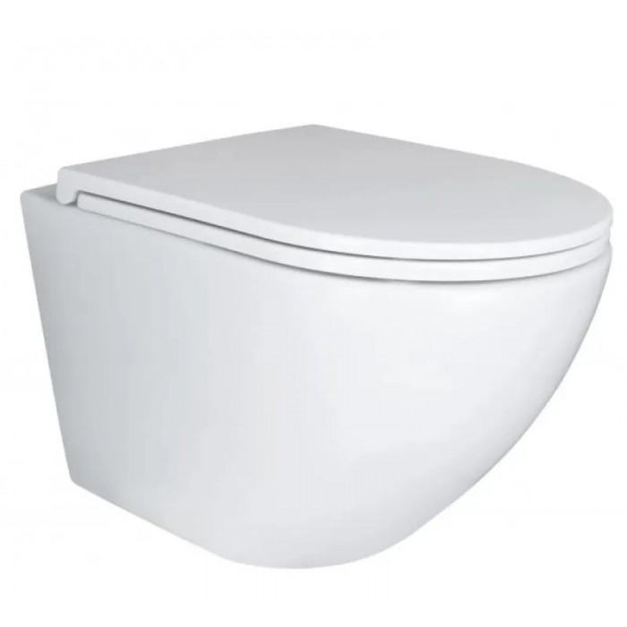 Підвісний безободковий унітаз Mixxus Premium Ellipse-0301-T3 Tornado 3.0 (MP6461)