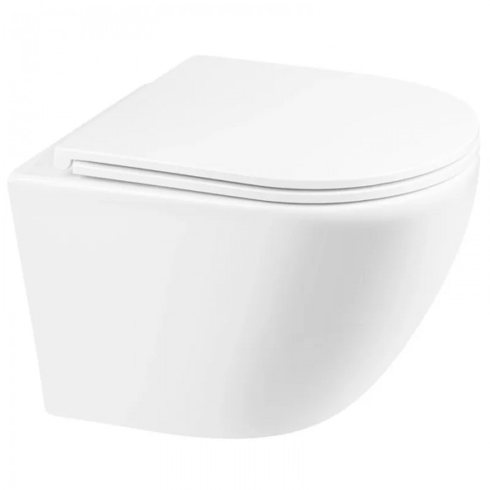 Підвісний безободковий унітаз Mixxus Premium Ellipse-0301-R (MP6460)