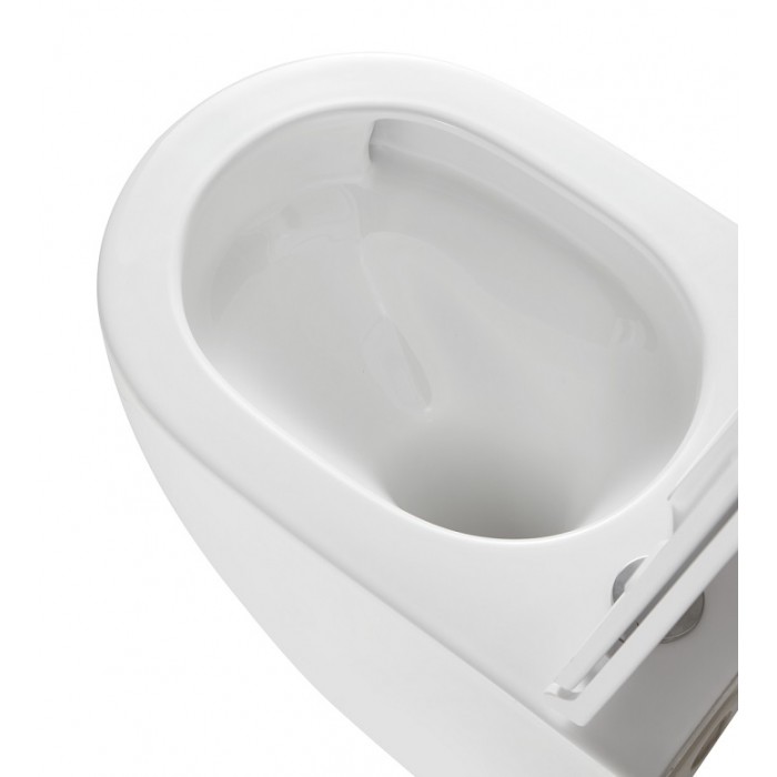 Підвісний безободковий унітаз Mixxus Premium Ellipse-0303-T3 Tornado 3.0 (MP6465)