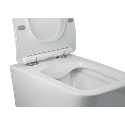 Подвесной безободковый унитаз Qtap Crow QT05335170W