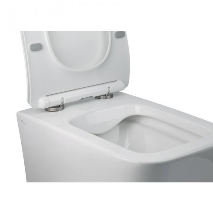 Подвесной безободковый унитаз Qtap Crow QT05335170W Подвесной безободковый унитаз Qtap Crow QT05335170W