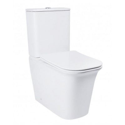 Напольный безободковый унитаз Qtap Nando QT12221222AW