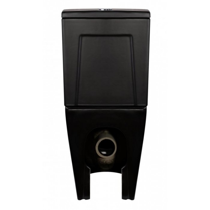 Напольный безободковый унитаз Qtap Robin Matt Black Напольный безободковый унитаз Qtap Robin Matt Black