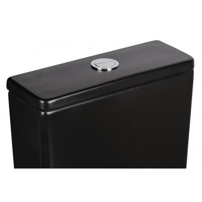 Напольный безободковый унитаз Qtap Robin Matt Black Напольный безободковый унитаз Qtap Robin Matt Black