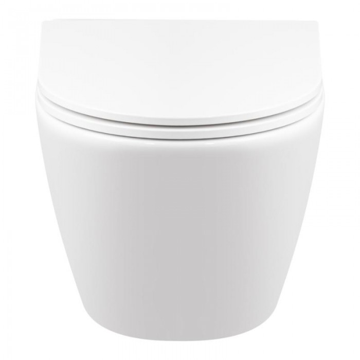 Подвесной безободковый унитаз Qtap Robin Ultra Quiet QT1333046EUQW