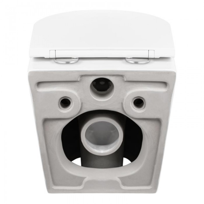 Подвесной безободковый унитаз Qtap Robin QT1333046ENRW