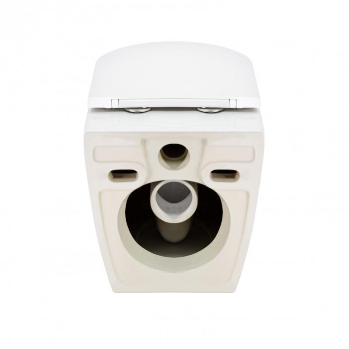 Подвесной безободковый унитаз Qtap Robin QT13332141ERW