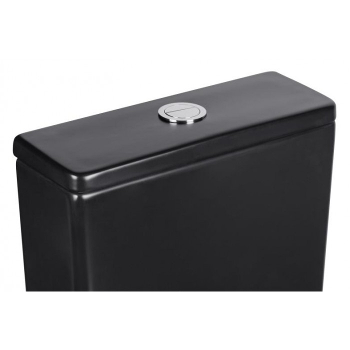 Напольный безободковый унитаз Qtap Scorpio Matt Black Напольный безободковый унитаз Qtap Scorpio Matt Black