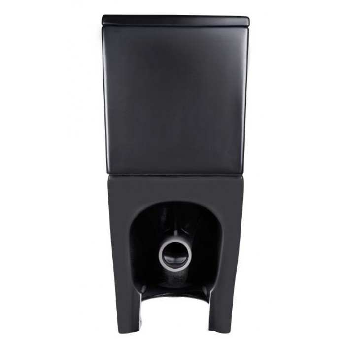 Напольный безободковый унитаз Qtap Scorpio Matt Black Напольный безободковый унитаз Qtap Scorpio Matt Black