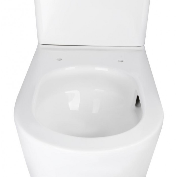 Напольный безободковый унитаз Qtap Scorpio Ultra Quiet QT14222125AUQW