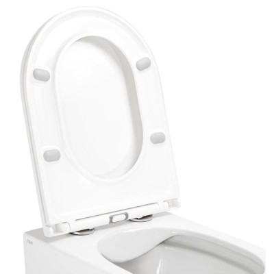 Подвесной безободковый унитаз Qtap Scorpio QT1433053ERW