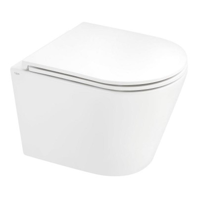 Подвесной безободковый унитаз Qtap Scorpio QT1433053ERW