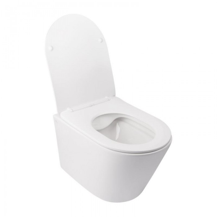 Подвесной безободковый унитаз Qtap Swan QT16335178W Подвесной безободковый унитаз Qtap Swan QT16335178W