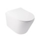 Подвесной безободковый унитаз Qtap Swan QT16335178W