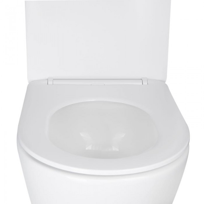 Подвесной безободковый унитаз Qtap Swan Ultra Quiet QT16335179W