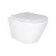 Подвесной безободковый унитаз Qtap Swan Ultra Quiet QT16335179W