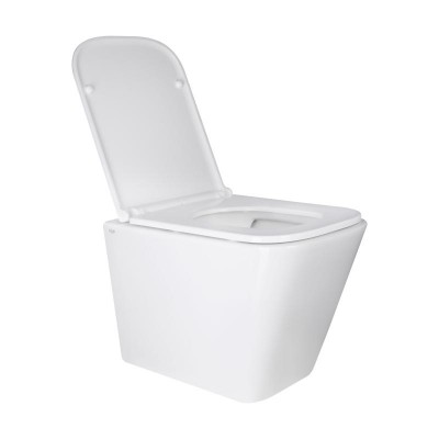Подвесной безободковый унитаз Qtap Tern Ultra Quiet QT1733052EUQW