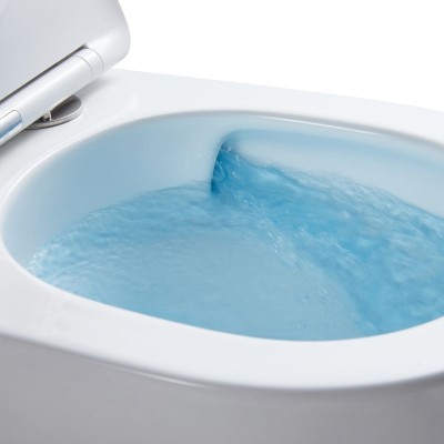 Подвесной безободковый унитаз Qtap Tern Ultra Quiet QT1733052EUQW