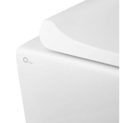 Подвесной безободковый унитаз Qtap Tern Ultra Quiet QT1733052EUQW