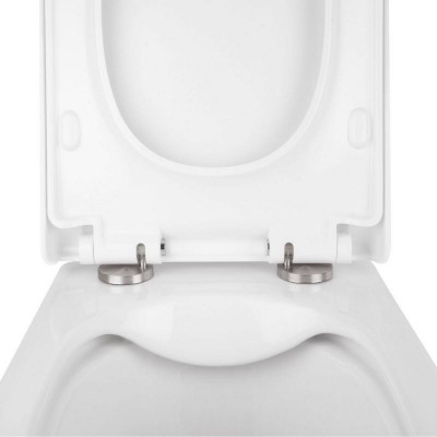 Подвесной безободковый унитаз Qtap Tern QT1733052ERW