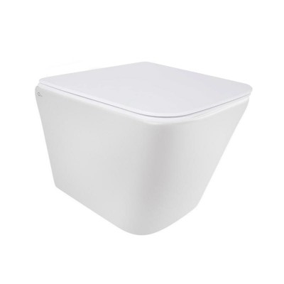 Подвесной безободковый унитаз Qtap Tern QT1733052ERW