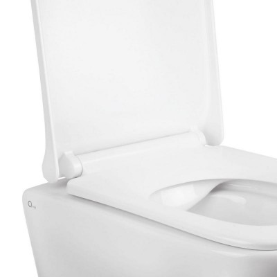 Подвесной безободковый унитаз Qtap Tern QT1733052ERW
