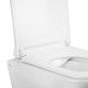 Подвесной безободковый унитаз Qtap Tern QT1733052ERW
