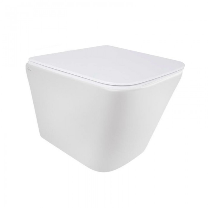Подвесной безободковый унитаз Qtap Tern QT1733052ERW