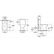 Унитаз-компакт Roca DEBBA Round Rimless A34D995000